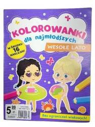 Kolorowanki dla najmłodszych. Wesołe lato