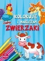 Koloruję i Naklejam Zwierzaki 2