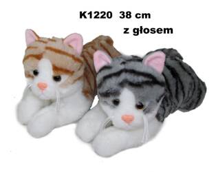 Kot z głosem 38cm MIX