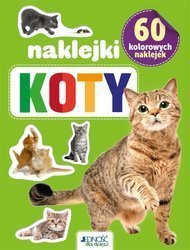 Koty. 60 kolorowych naklejek