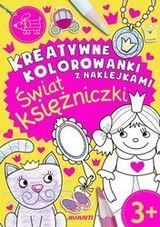 Kreatywne kolorowanki. Świat księżniczki