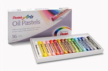 Kredki Pastele 16 kolorów PENTEL