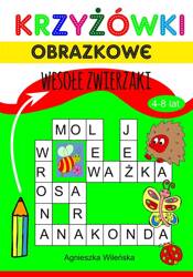 Krzyżówki obrazkowe 4-8 lat. Wesołe zwierzaki