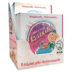 Książeczka harmonijkowa do kolorowania display naladowy, 8 sztuk