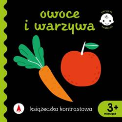 Książeczka kontrastowa. Owoce i warzywa