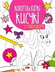 Kucyki. Kolorowanka z naklejkami