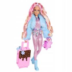 LALKA BARBIE EXTRA FLY zestaw wakacyjny ZIMOWY HPB16