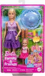 LALKA BARBIE FAMILY & FRIENDS Siostry na pikniku JBF43