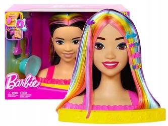 LALKA BARBIE GŁOWA DO STYLIZACJI + akcesoria C HMD81