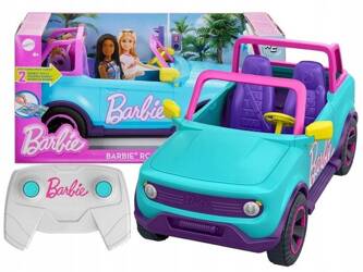 LALKA BARBIE HOT WHEELS AUTO samochód zdalnie sterowany RC HTP53