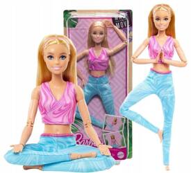 LALKA BARBIE MADE TO MOVE RUCHOMA w sportowym stroju HRH27