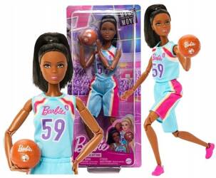 LALKA BARBIE MADE TO MOVE sportowiec KOSZYKARKA HKT74