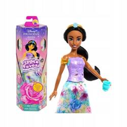 LALKA KSIĘŻNICZKA DISNEY JASMINA Disney Princess Spin & Reveal HXC23