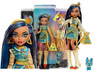 LALKA MONSTER HIGH CLEO DE NILE + akcesoria HHK54