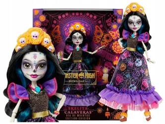 LALKA MONSTER HIGH HOWLIDAY Día De Muertos Skelita Calaveras Doll HNF96