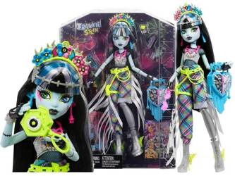 LALKA MONSTER HIGH MONSTER FEST FESTIWALOWE STYLIZACJE Frankie Stein HXH79