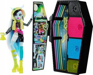 LALKA MONSTER HIGH STRASZYSEKRETY Frankie Stein seria neonowa HNF79