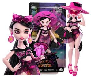 LALKA MONSTER HIGH WYSPA STRASZY-RAJ Draculaura w kostiumie kąpielowym HRP66