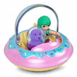 LALKA POLLY POCKET LALECZKA + POJAZD piesek HKV57