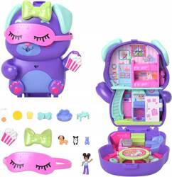 LALKA POLLY POCKET PIESKOWE PIŻAMA PARTY zestaw do zabawy dla dzieci +4 lat JCR38