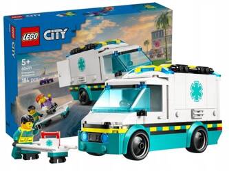 LEGO CITY 60451 Karetka pogotowia, zestaw klocków dla dzieci +5 lat