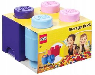 LEGO CLASSIC STORAGE BRICK 40140008 zestaw 3 pastelowych pojemników