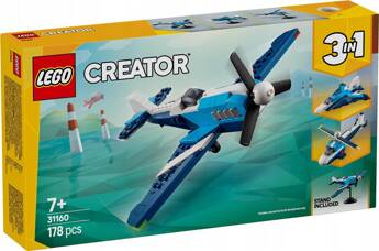 LEGO CREATOR 3W1 31160 Statek powietrzny samolot wyścigowy, zestaw klocków