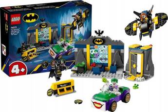 LEGO DC BATMAN 76272 JASKINIA BATMANA Z BATGIRL I JOKEREM zestaw klocków 4+