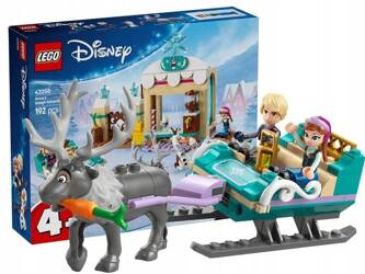 LEGO DISNEY PRINCESS 43256 Przygoda na sankach Anny FROZEN KRAINA LODU