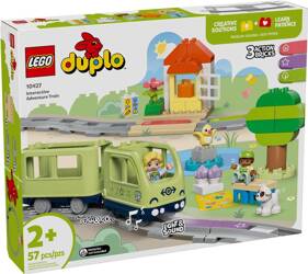 LEGO DUPLO 10427 Przygoda z interaktywnym pociągiem, zestaw klocków +2 lata