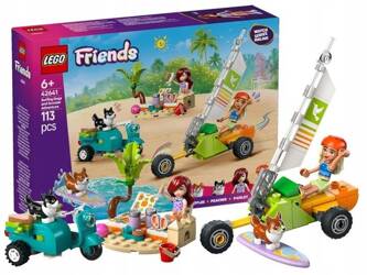 LEGO FRIENDS 42641 Przygoda z surfującymi psami i skuterem, zestaw klocków