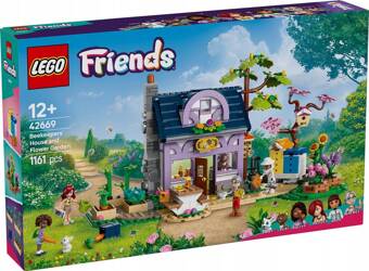 LEGO FRIENDS 42669 Dom pszczelarzy i kwiatowy ogród, zestaw klocków +12 lat