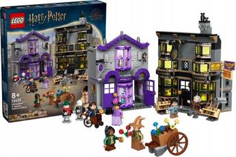 LEGO HARRY POTTER 76439 ULICA POKĄTNA SKLEPY OLLIVANDERA I MADAME MALKIN