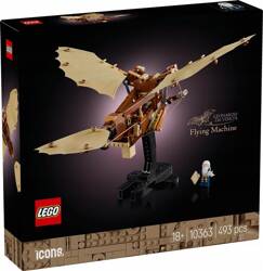 LEGO ICONS 10363 Maszyna latająca Leonarda da Vinci, zestaw klocków +18 lat