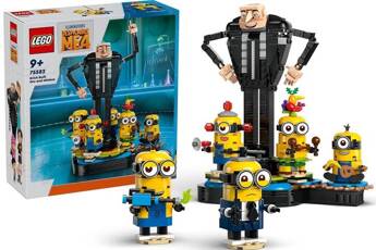 LEGO MINIONKI DESPICABLE ME 75582 GRU I MINIONKI Z KLOCKÓW zestaw klocków