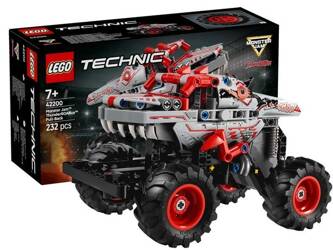 LEGO TECHNIC 42200 Monster Jam ThunderROARus Pull-Back, zestaw klocków +7