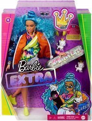 Lalka Barbie EXTRA Modaz 2 kotkami GRN30