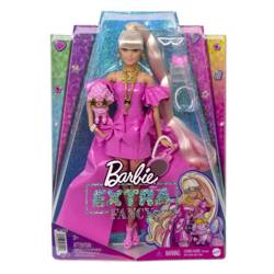 Lalka Barbie Extra Moda Fancy różowy strój HHN12