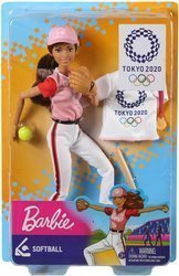 Lalka Barbie Olimpijka Softbolistka GJL77