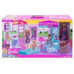 Lalka Barbie Przytulny Domek FXG55