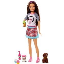 Lalka Barbie Siostra Skipper i zwierzątko FHP62