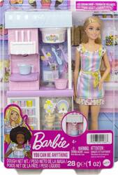 Lalka Barbie lodziarnia HCN46