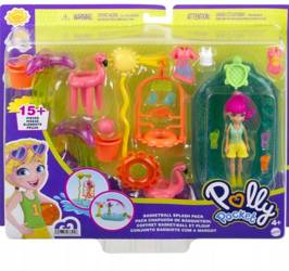 Lalka Polly Pocket zestaw sportowy koszykówka HDW62