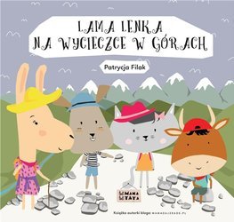 Lama Lenka na wycieczce w górach