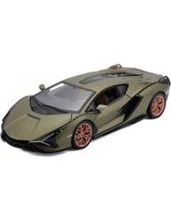 Lamborghini Sian FKP 37 matte green 1:24 BBURAGO