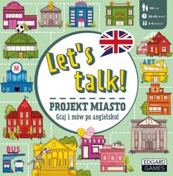 Let's talk! Projekt miasto. Gra do nauki j. ang.