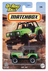 MATCHBOX SAMOCHODZIK OFF ROAD RALLY 2/6 Jeep 4x4 HVT02