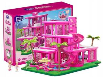 MEGA BLOKS KLOCKI BARBIE zestaw klocków DREAMHOUSE DOMEK MARZEŃ filmowy HPH26