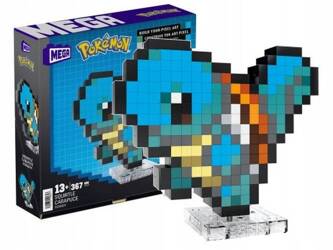 MEGA CONSTRUX KLOCKI 367 el POKEMON SQUIRTLE PIXEL ART HTH77