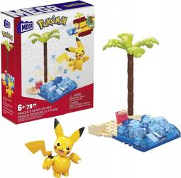 MEGA POKEMON KLOCKI 79el PIKACHU na plaży HDL76